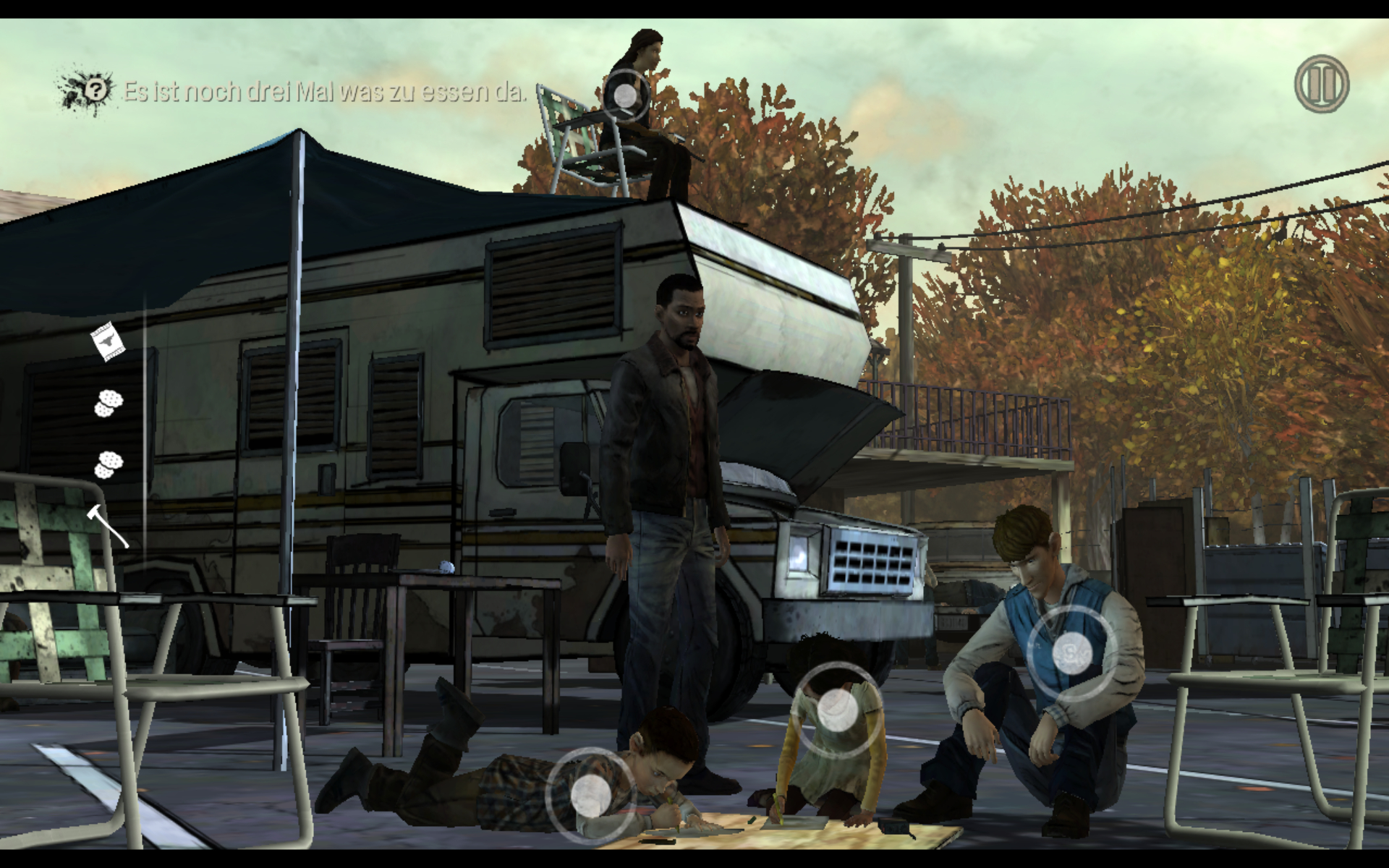 Interaktionsmöglichkeiten in The Walking Dead (Screenshot aus "The Walking Dead" (2010))