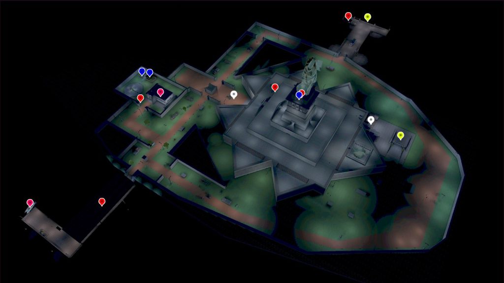 Abb.1 Dreidimensionale Karte des ersten Levels von Deus Ex 